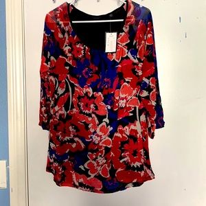 Floral 3/4 Blouse